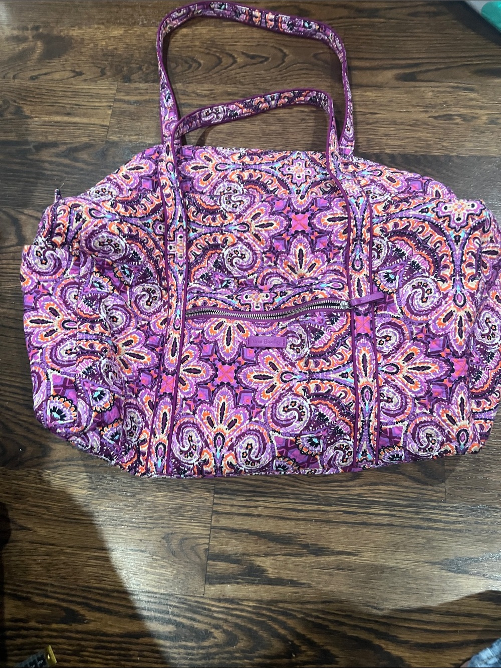 Vera Bradley Pink Paisley Quilted Tote
